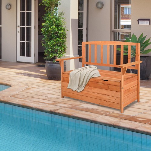 Storage bench deck box - bench, for