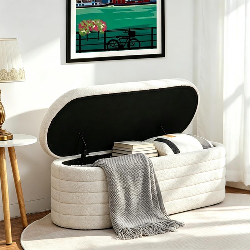 Storage ottoman bench - 45.5",