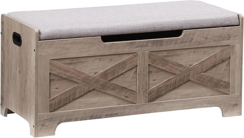 Lift top storage bench - bench, with